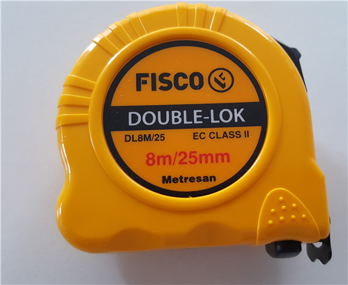 FISCO ÇELİK METRE DOUBLE-LOCK 8 M/25 mm DL